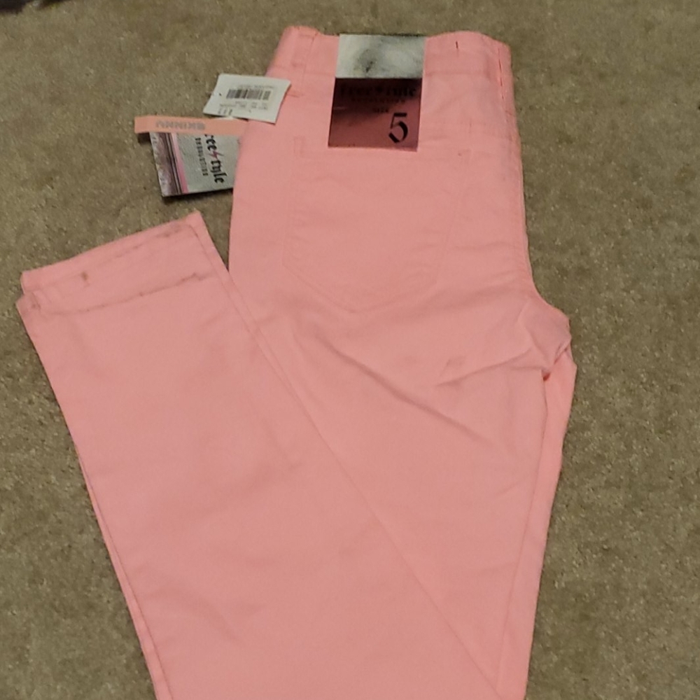 Freestyle Revolution pink skinny jeans NWT